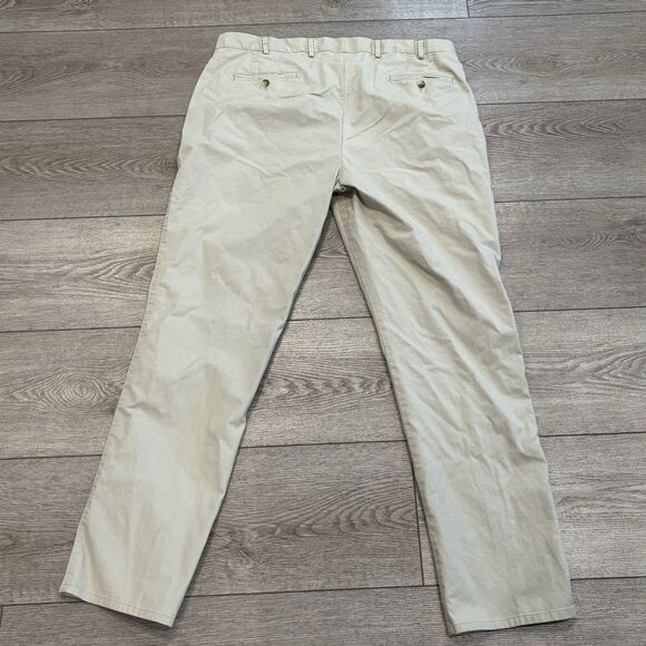 Peter Millar Golf Chino Pants Mens Size 38x32 Khaki Casual Preppy - Picture 7 of 8
